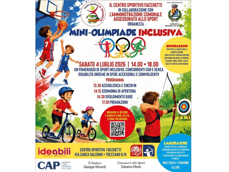 2a edizione per la Mini-Olimpiade&nbsp;Inclusiva